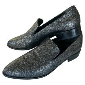 Paige Black Loafers with Sparkles | Size 9